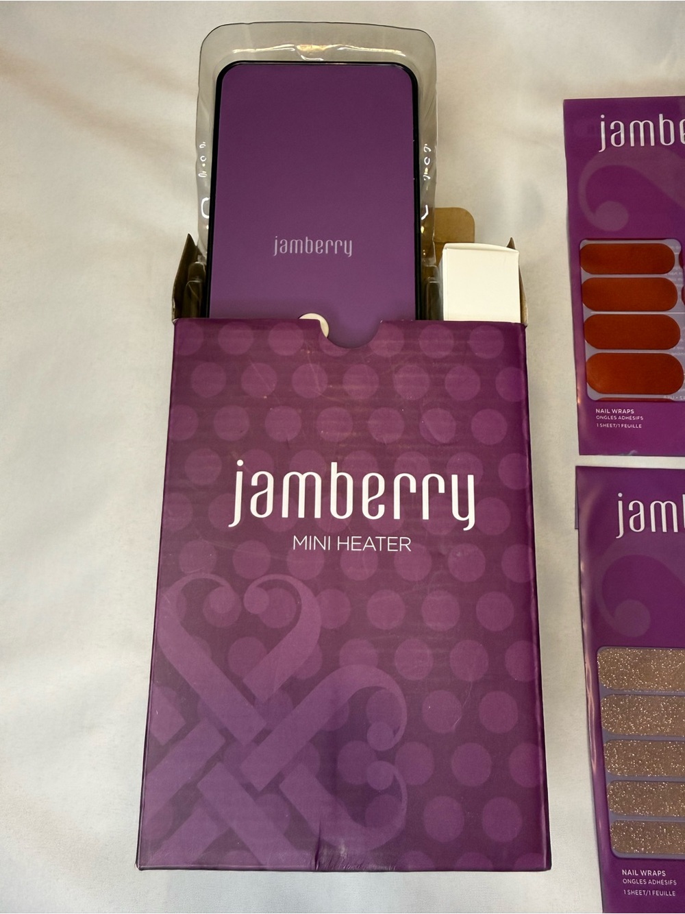 Jamberry Nail Wraps & Mini Heater - New in Box! - Picture 3 of 13
